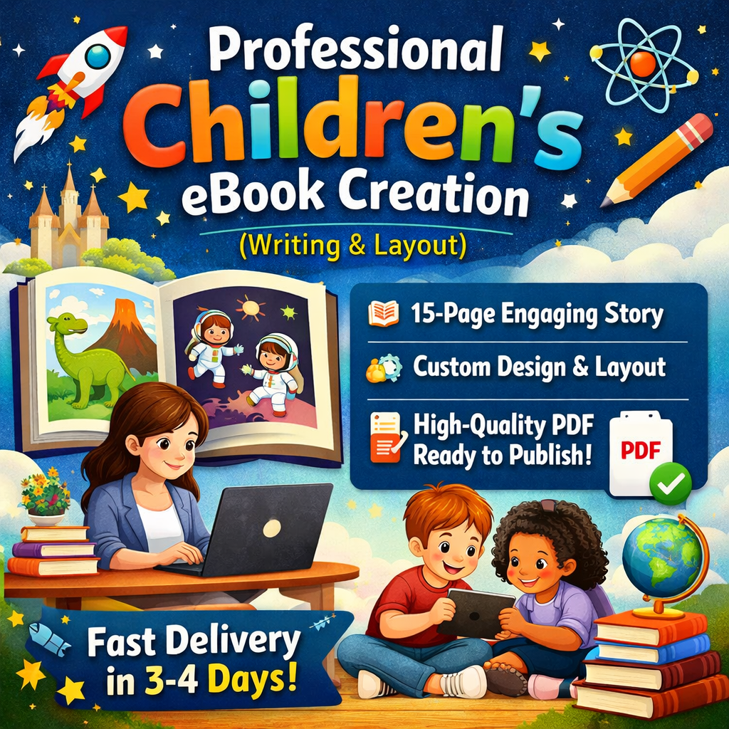 Professional Children's eBook Creation (Writing & Layout) - portfolio - 0