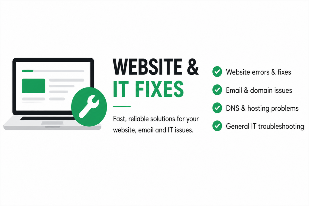 I will diagnose and fix your website, email, or IT issues - portfolio - 0
