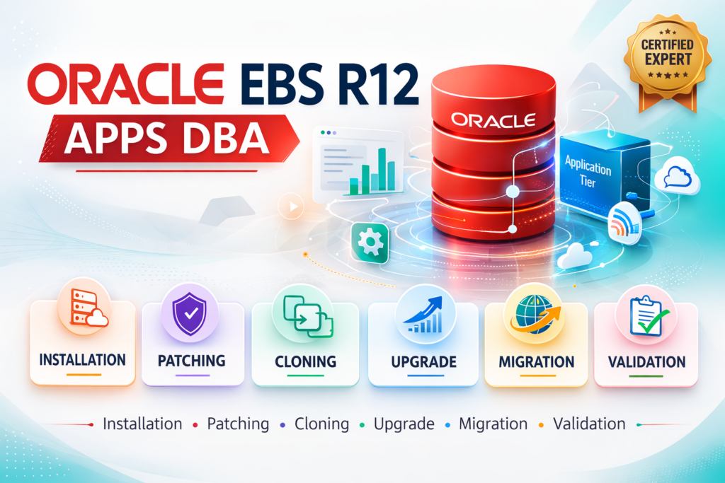 سأقوم بتثبيت وترقية وترقية بيئة Oracle Ebs r12 الخاصة بك - portfolio - 0