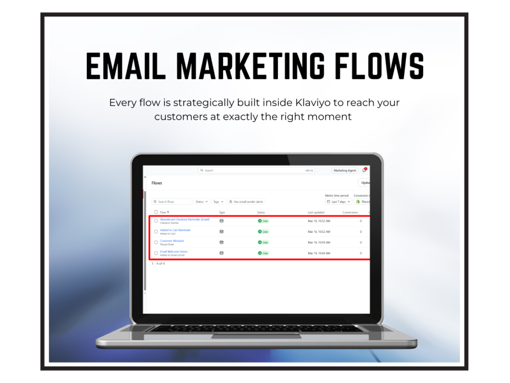  Je vais créer Klaviyo le marketing par email et les flux d’emails pour la boutique e-commerce Shopify - portfolio - 2