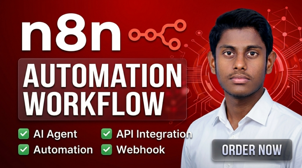 سأقوم بإنشاء أتمتات باستخدام n8n، zapier، make.com، retell، ai، vapi - portfolio - 0