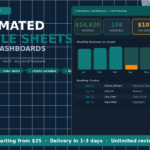 I will build an automated Google Sheets or Excel tracker, dashboard and system for your small business - Remote
