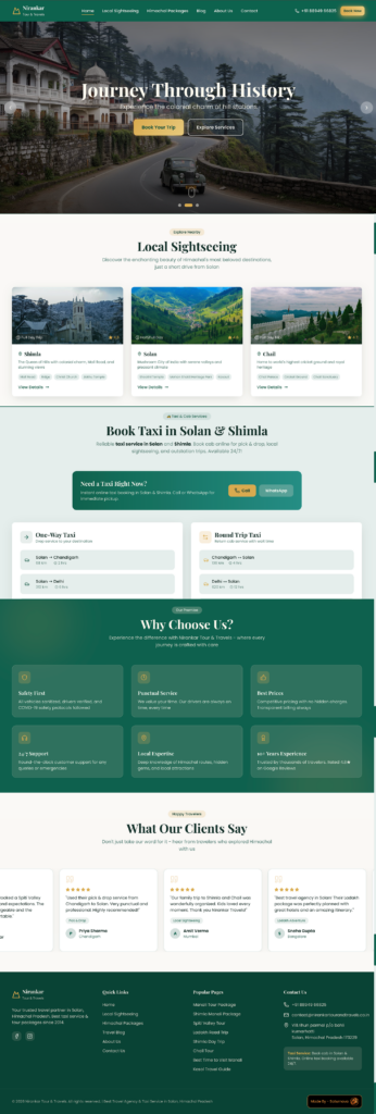 سأنشئ موقعا إلكترونيا + SEO + لوحة إدارة لوكالة السفر الخاصة بك - portfolio - 1