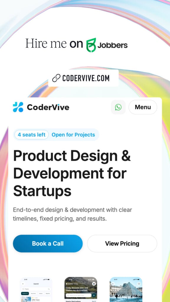 CoderVive - portfolio - 0