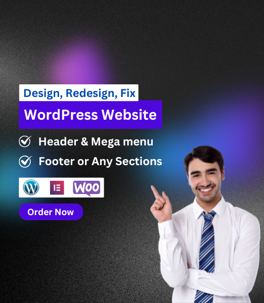 سأعيد تصميم أو إصلاح الرأس أو التذييل أو القائمة الكبرى لموقع ووردبريس - portfolio - 0