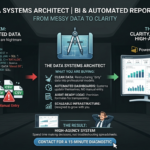 I turn messy, fragmented data into clear, autonomous reporting systems