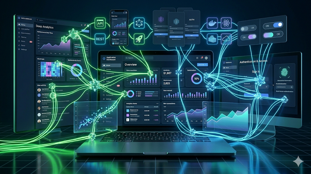 I will build a modern full stack web application with AI integration - portfolio - 2