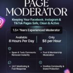 Page moderator  - Remote