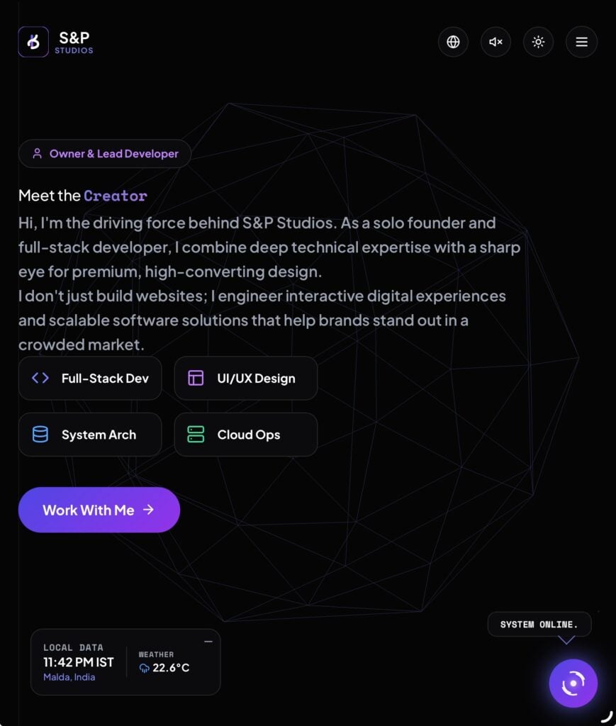 Animated Portfolio Website - portfolio - 0