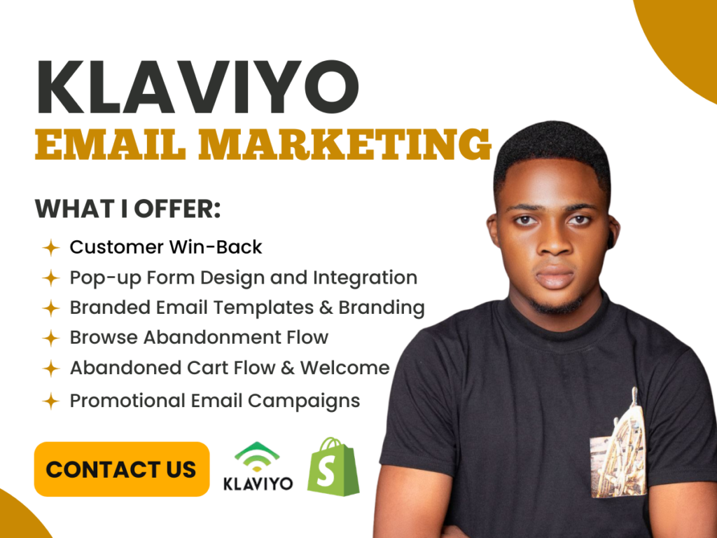  Je vais créer Klaviyo le marketing par email et les flux d’emails pour la boutique e-commerce Shopify - portfolio - 0