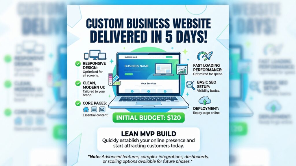 i will build you an MVP website in 5 days - portfolio - 0