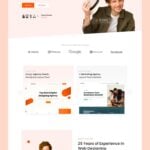 I will design modern landing page website 