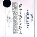 Certificate of Completion
