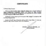 Certificate of Completion
