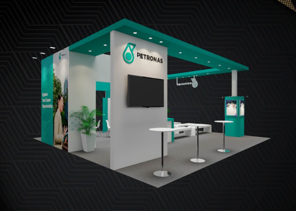 i will design your 3d trade show booth, kiosk and 2d brand visuals - portfolio - 1