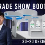 i will design your 3d trade show booth, kiosk and 2d brand visuals - Remote