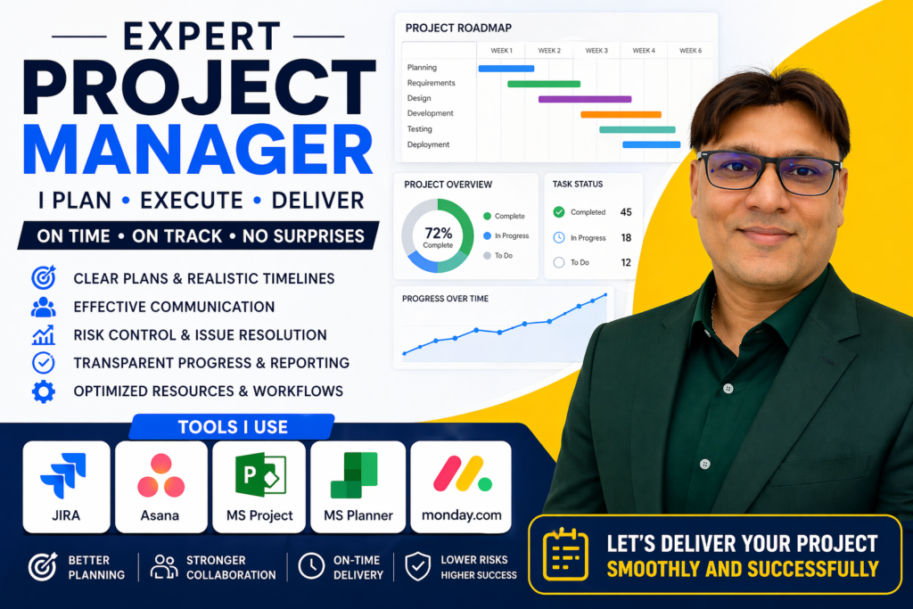 AI project manager, agile and business manager - portfolio - 0