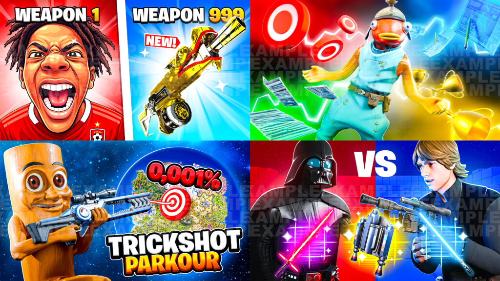 4K | MINIATURES DE CARTES CRÉATIVES FORTNITE - portfolio - 0