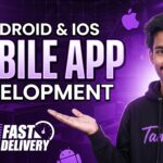 i will mobile app development, android and ios app, flutter react native app developer