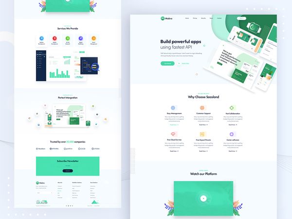 I will design modern landing page website - portfolio - 1