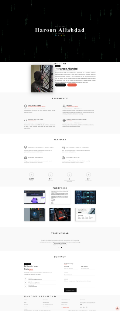 Je vais créer un site web ou une application web sécurisée et adaptée - portfolio - 0