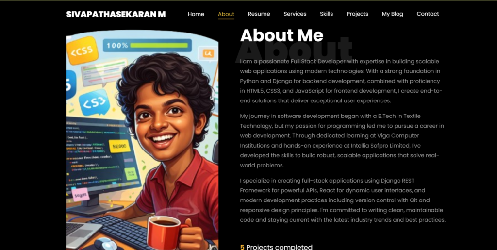 Sivapatha sekaran - portfolio - 2