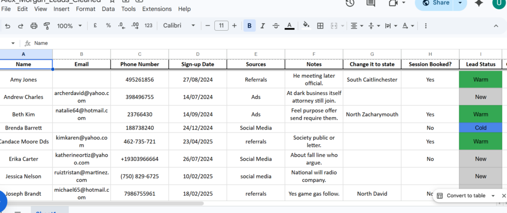 Je peux faire le nettoyage des données, la collecte de données, la mise en forme, la saisie et l’analyse des données - portfolio - 0