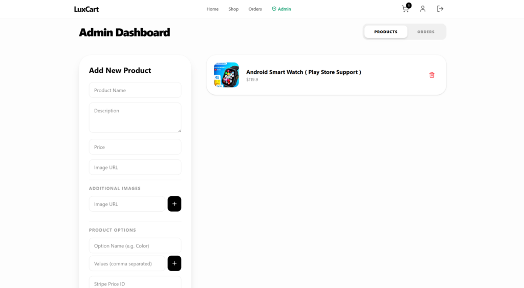 I will create full e-commerce store like shopify with Authentication, Payment Integration and Admin Panel in 1 week - portfolio - 1