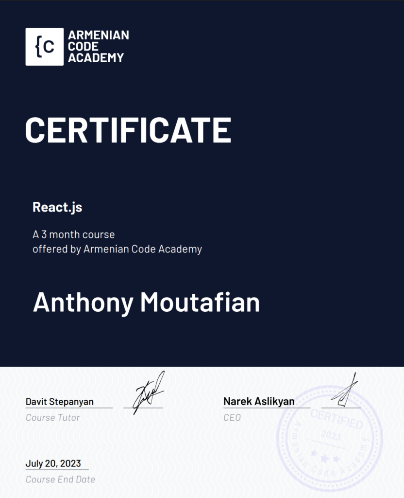 Anthony Moutafian - portfolio - 1