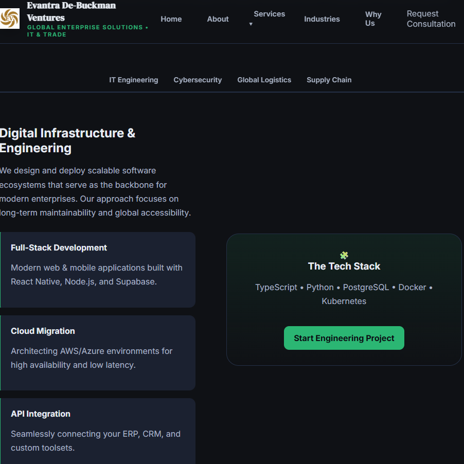 Evantra DeBuckman Ventures - portfolio - 0
