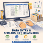 I Will do Simple Spreadsheet Typing & Organization Services
