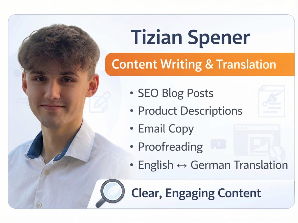 Tizian Spener - الغلاف