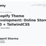 Développement de thèmes Shopify : boutique en ligne 3.0 + TailwindCSS
