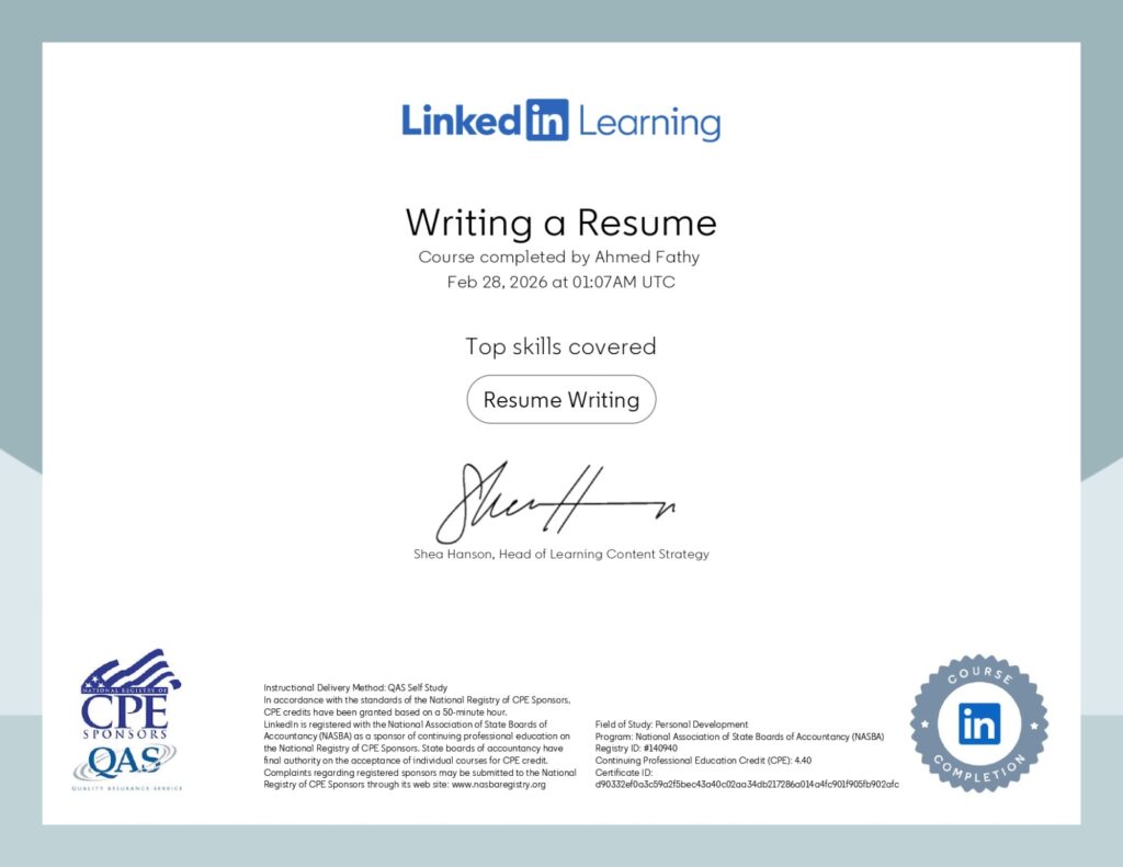 سأحول سيرتك الذاتية إلى CV احترافي متوافق مع أنظمة ATS يجذب مسؤولي التوظيف ويزيد فرصك في المقابلات - portfolio - 0