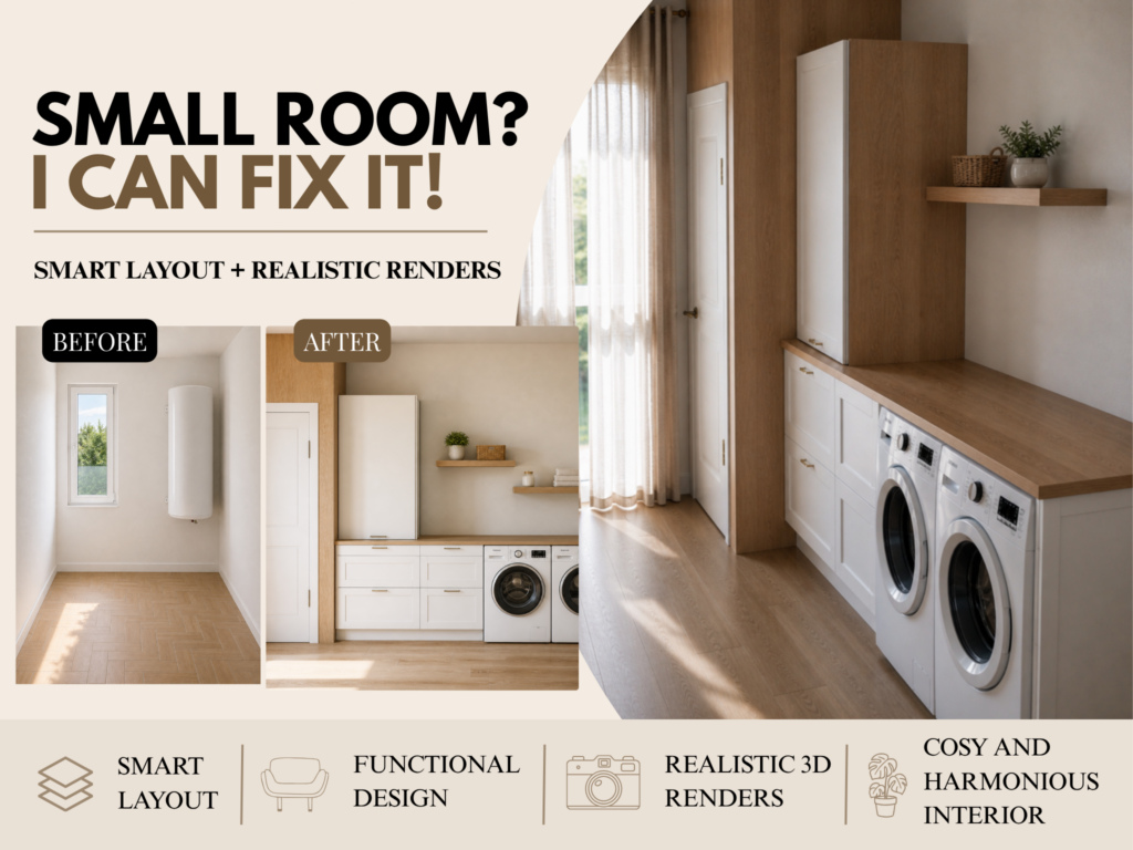 Make your small space feel twice as big - portfolio - 0