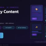 Pack de contenu pour les réseaux sociaux — 7 publications avec légendes (alimentées par l’IA, livraison rapide)