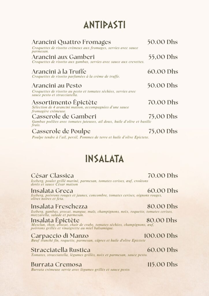 Je peux créer un menu adapté à l'identité de votre restaurant en un temps record - portfolio - 1