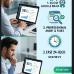 I will do seo of website in 1 days - Remote