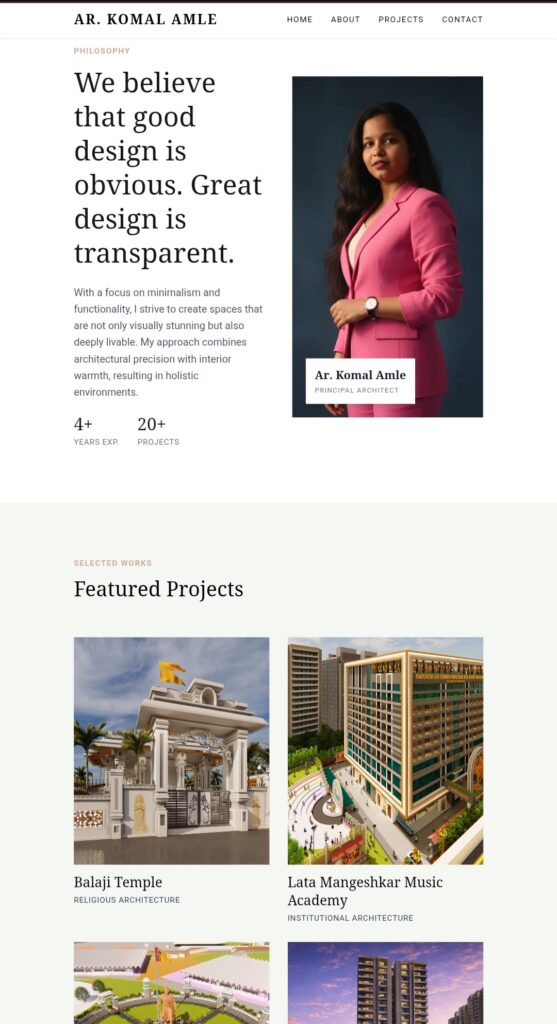 I will develop a modern full stack website or web application - portfolio - 1