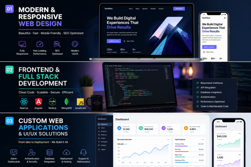 مطور ويب كامل الشكل | React.js | زاوي | خبير مواقع إلكتروني سريع الاستجابة - portfolio - 0