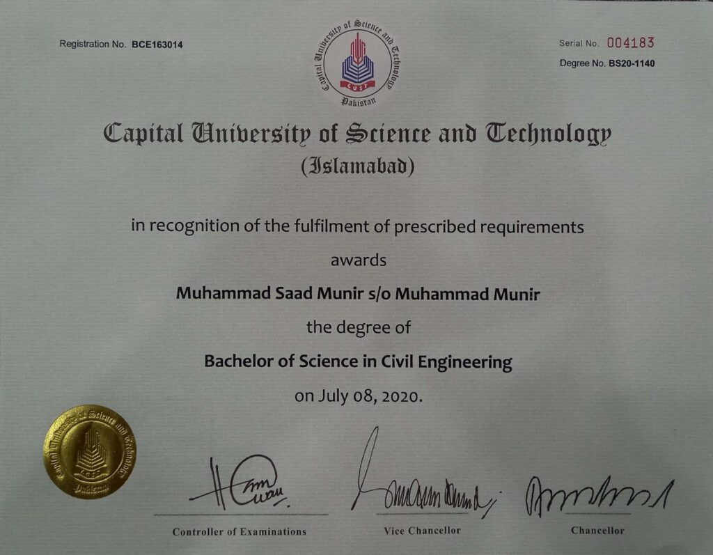 Engr Muhammad Saad Munir - cover