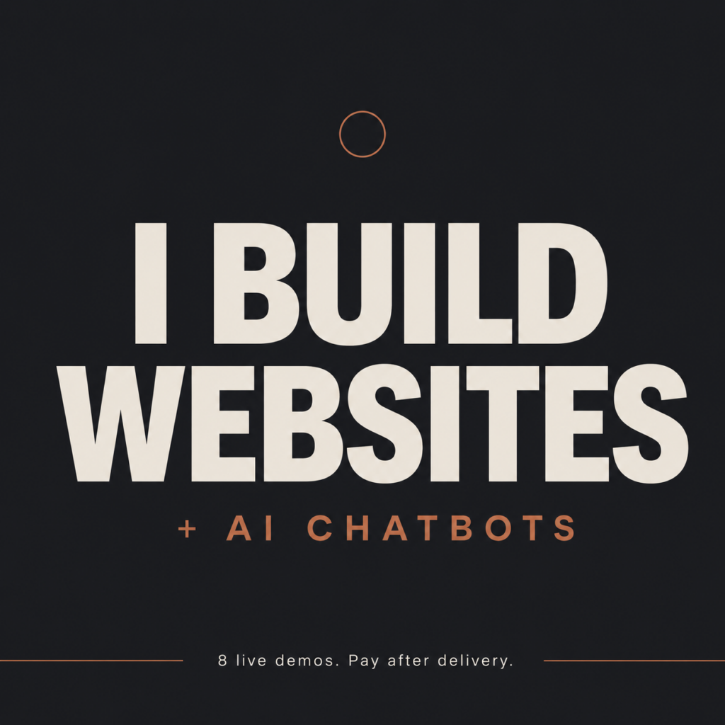 I will build a modern business website with a 24/7 AI lead‑capture chatbot - portfolio - 0