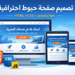 Designing a professional landing page using HTML, CSS, JS