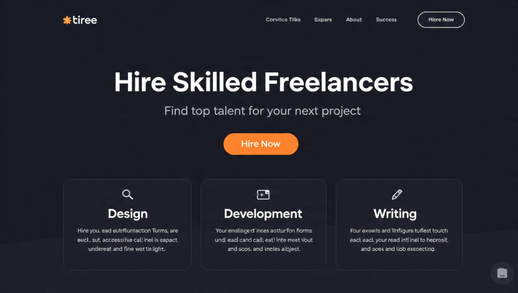 Conception d’une page d’atterrissage professionnelle en utilisant HTML, CSS, JS - portfolio - 1