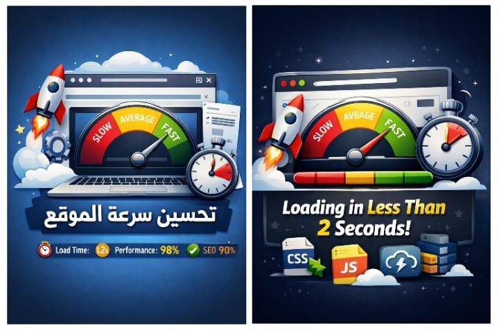 Service d’optimisation de la vitesse des sites web HTML CSS JS - portfolio - 1