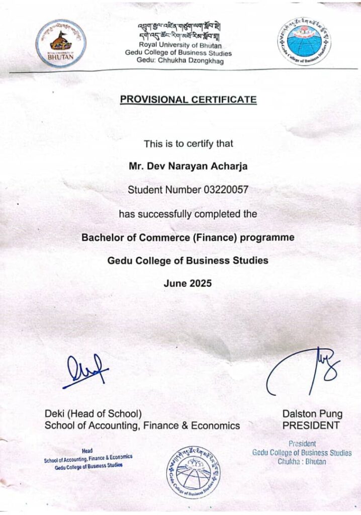 Dev Narayan Acharja - portfolio - 0