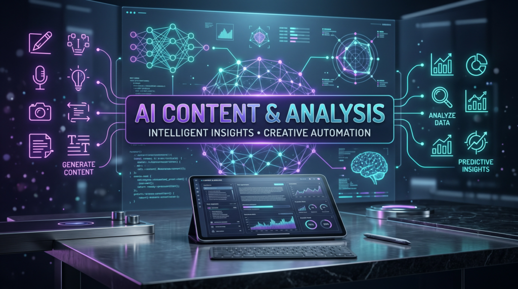 Contenu et analyse IA - portfolio - 0
