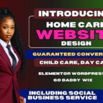 Je vais concevoir un site web de garde à domicile, un site web pour la garde d’enfants, un site pour la garderie - À distance