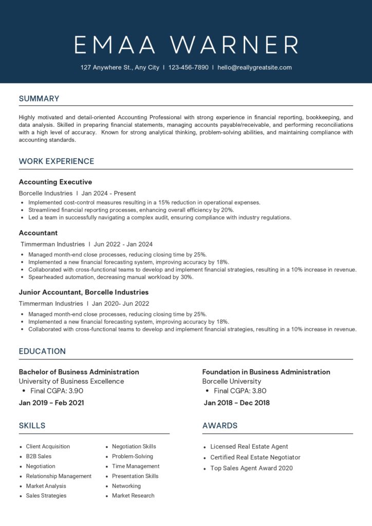 Je vais concevoir un CV qui vous permettra d’être embauché, par un recruteur du Fortune 500 RH - portfolio - 2