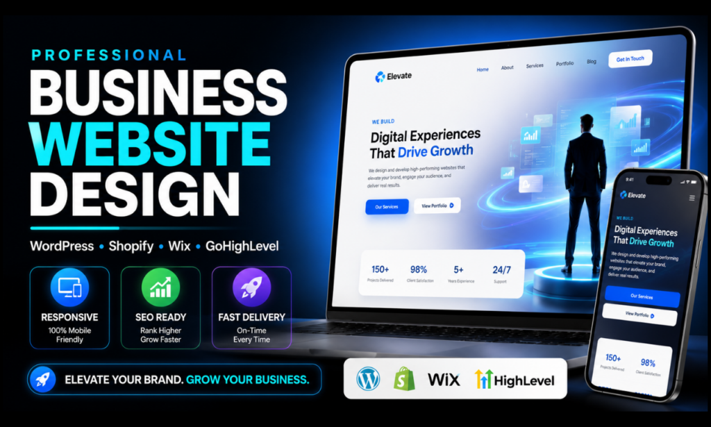 سأبني موقعا تجاريا احترافيا باستخدام ووردبريس أو Wix أو Shopify - portfolio - 0